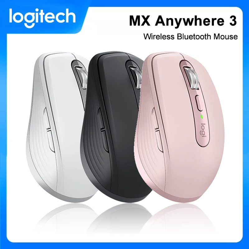 

Logitech MX Anywhere 3 Bluetooth Wireless Mouse 4000DPI Office Gaming Mouse Compact High-Performance Mice for PC Gamer