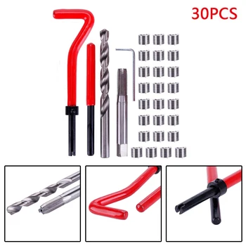 30pcs/Set M8 Car Thread Repair Insert Kit Compatible Hand Tool For Auto Repairing Auto Tools
30pcs/Set M8 Car Thread Repair Insert Kit Compatible Hand Tool For Auto Repairing Auto Tools