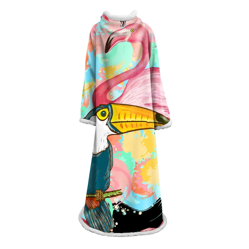 Sleeve Blanket Comforter Flamingo Blanket Lazy Quilt Wrap Soft Weighted Blanket Adult Throw blanket With Sleeve
Sleeve Blanket Comforter Flamingo Blanket Lazy Quilt Wrap Soft Weighted Blanket Adult Throw blanket With Sleeve