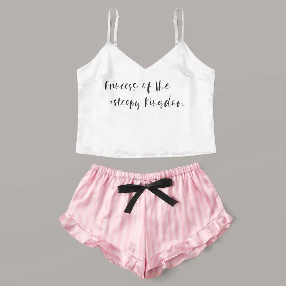 2019 Summer Cute Pajama Set Pink Satin Pants Round Neck Pajamas Set Women Sleepwear Pyjamas Women Sleepwear Cotton Shirts A31
2019 Summer Cute Pajama Set Pink Satin Pants Round Neck Pajamas Set Women Sleepwear Pyjamas Women Sleepwear Cotton Shirts A31