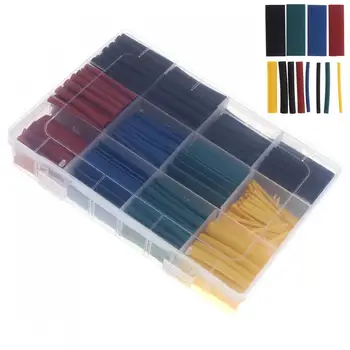 530pcs/lot Heat Shrink Tubing Insulation Shrinkable Tube Assortment Electronic Polyolefin Ratio 2:1 Wrap Wire Cable Sleeve Kit 
530pcs/lot Heat Shrink Tubing Insulation Shrinkable Tube Assortment Electronic Polyolefin Ratio 2:1 Wrap Wire Cable Sleeve Kit