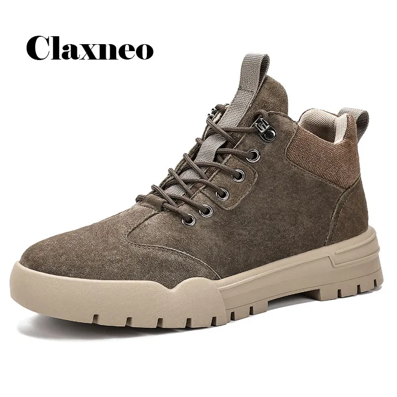 CLAXNEO Man Ankle Boots Fashion Suede Leather Shoe Male Winter Boot Fur Warm Snow Shoe clax Men's Walking Footwear
CLAXNEO Man Ankle Boots Fashion Suede Leather Shoe Male Winter Boot Fur Warm Snow Shoe clax Men's Walking Footwear