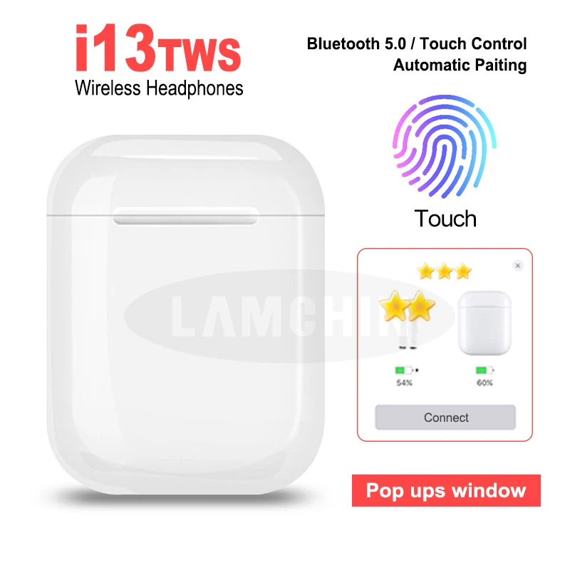 i12 TWS Wireless Bluetooth 5.0 Earphone Sport i13 TWS True Wireless Stereo Earbuds Earpiece For IPhone
i12 TWS Wireless Bluetooth 5.0 Earphone Sport i13 TWS True Wireless Stereo Earbuds Earpiece For IPhone