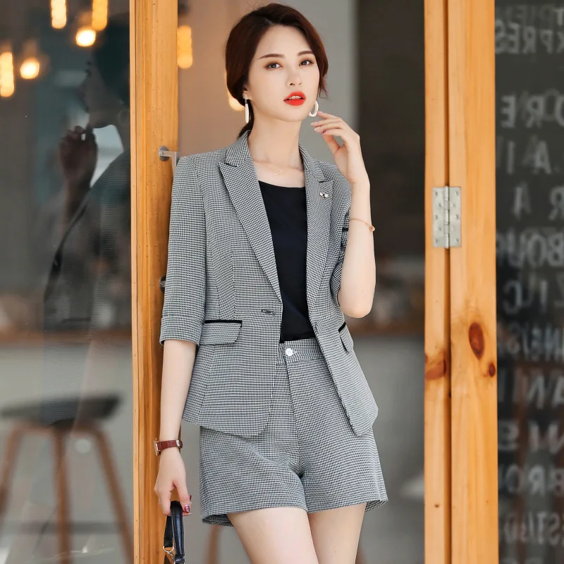 Small Suit Shorts WOMEN'S Suit 2019 Spring Summer Korean-style Slim Fit Elegant Western Style Leisure Suit-Style Two-Piece Set
Small Suit Shorts WOMEN'S Suit 2019 Spring Summer Korean-style Slim Fit Elegant Western Style Leisure Suit-Style Two-Piece Set