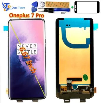 AAA Quality LCD Display For Oneplus 7 Pro 6.67 inch 1440*3120 Touch screen Oneplus 7Pro Digitizer Assembly Free Tools Glassfilm
AAA Quality LCD Display For Oneplus 7 Pro 6.67 inch 1440*3120 Touch screen Oneplus 7Pro Digitizer Assembly Free Tools Glassfilm