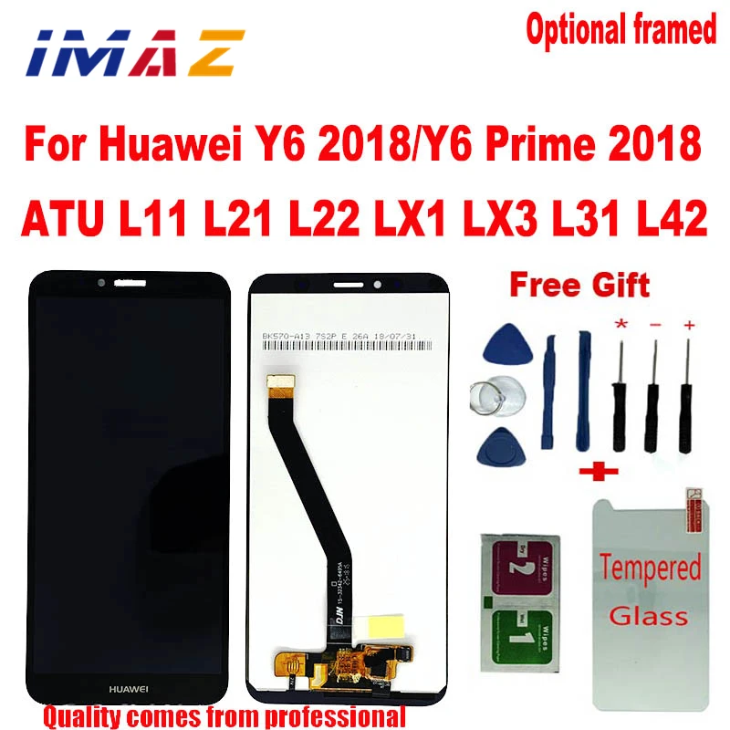 

IMAZ For Huawei Y6 2018 Y6 Prime 2018/Y6 PRO LCD Display Touch Screen Digitizer For Huawei Honor 7A LCD ATU L11 L21 L22 LX1 LCD