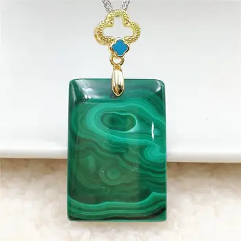 Newly Natural Malachite Green Pendant Chrysocolla 29x20mm Women Men Rectangle Jewelry Gemstone AAAAA
Newly Natural Malachite Green Pendant Chrysocolla 29x20mm Women Men Rectangle Jewelry Gemstone AAAAA