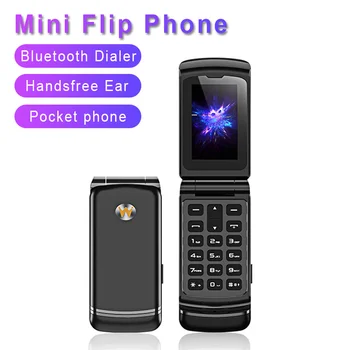 Ulcool F1 Mini Flip Mobile phone 1.08" Single Sim Smallest Wireless Bluetooth Dialer Handsfree Earphone GSM Cell Phone
Ulcool F1 Mini Flip Mobile phone 1.08" Single Sim Smallest Wireless Bluetooth Dialer Handsfree Earphone GSM Cell Phone