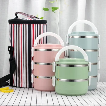 2-4 Layer Stainless Steel Lunch Box Leak-proof Insulation School Worker Bento Box Japanese BPA-free Food Container With Bag Set
2-4 Layer Stainless Steel Lunch Box Leak-proof Insulation School Worker Bento Box Japanese BPA-free Food Container With Bag Set