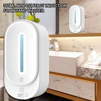 350ml Automatic Induction Touchless Kitchen Bathroom Wall Mount Soap Dispenser Infrared Sensing Non Contact Soap Dispenser
350ml Automatic Induction Touchless Kitchen Bathroom Wall Mount Soap Dispenser Infrared Sensing Non Contact Soap Dispenser