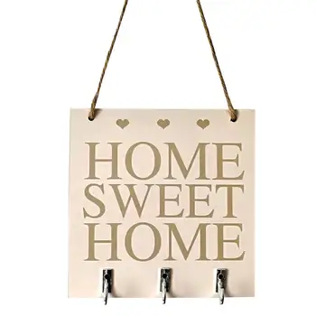2020 NEW Home Decoration Wooden Sign Board Sweet Home Decoration Board With Metal Hook Key Hangers Household Merchandises
2020 NEW Home Decoration Wooden Sign Board Sweet Home Decoration Board With Metal Hook Key Hangers Household Merchandises