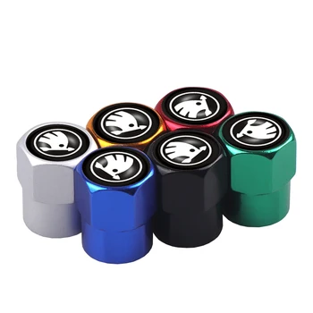 4pcs Car Wheel Tire Valve Caps Stem Case For skoda octavia fabia rapid yeti superb octavia a 5 a 7 2 emblems Auto Accessories
4pcs Car Wheel Tire Valve Caps Stem Case For skoda octavia fabia rapid yeti superb octavia a 5 a 7 2 emblems Auto Accessories