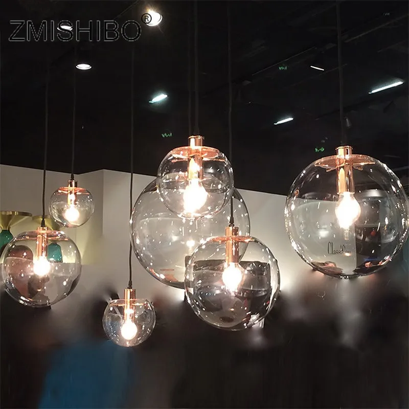 ZMISHIBO 1Piece Clear Bubble Glass Pendant Lamp Nordic Living Room Kitchen Bar Counter Simple Rose Gold Pendant Light 15cm-30cm
ZMISHIBO 1Piece Clear Bubble Glass Pendant Lamp Nordic Living Room Kitchen Bar Counter Simple Rose Gold Pendant Light 15cm-30cm