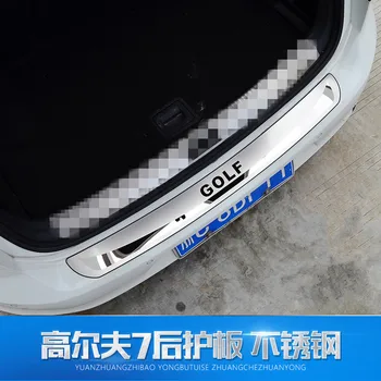 for Volkswagen Golf 7 MK7 7.5 Generation 2013-2018 stainless steel Rear Bumper Sill FOOT PLATE Car styling
for Volkswagen Golf 7 MK7 7.5 Generation 2013-2018 stainless steel Rear Bumper Sill FOOT PLATE Car styling