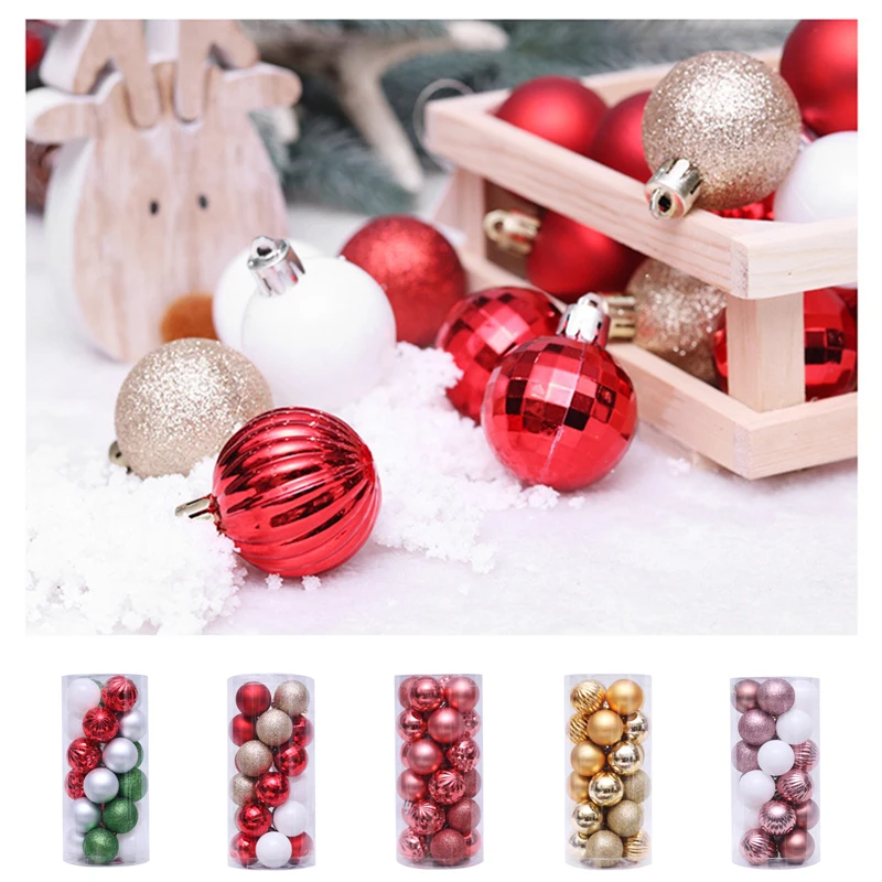 Decorative Christmas Tree Decor Ball Ornaments Baubles Xmas Tree Hanging Pendant Enfeites De Natal supplies
Decorative Christmas Tree Decor Ball Ornaments Baubles Xmas Tree Hanging Pendant Enfeites De Natal supplies
