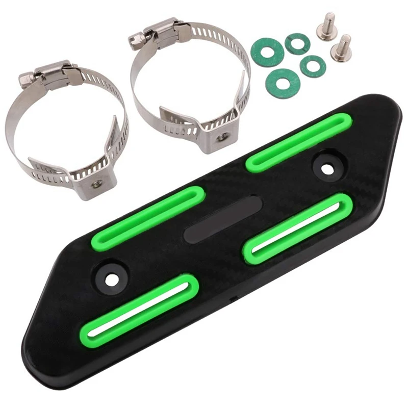 Motorcycle Exhaust Heat Shield Protector Cover Guard for KTM EXC SXF Honda CRF CB Yamaha YZF WR Kawasaki KXF KX Suzuki RM(Green) 
Motorcycle Exhaust Heat Shield Protector Cover Guard for KTM EXC SXF Honda CRF CB Yamaha YZF WR Kawasaki KXF KX Suzuki RM(Green)