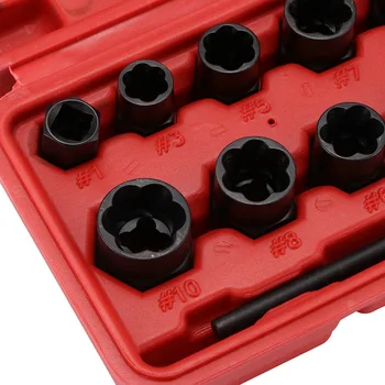 Tool Nut Remover Removal Kit Set Extraction Socket Damaged Rounded Locking 11pcs
Tool Nut Remover Removal Kit Set Extraction Socket Damaged Rounded Locking 11pcs