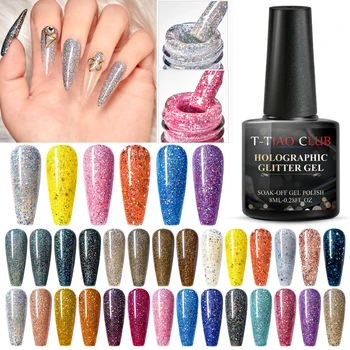 T-TIAO CLUB Laser Silver UV Nail Gel Polish Holographic Glitter 8ml Shimmer Rainbow Nail Polish Gel Soak Off UV Led Nail Varnish
T-TIAO CLUB Laser Silver UV Nail Gel Polish Holographic Glitter 8ml Shimmer Rainbow Nail Polish Gel Soak Off UV Led Nail Varnish