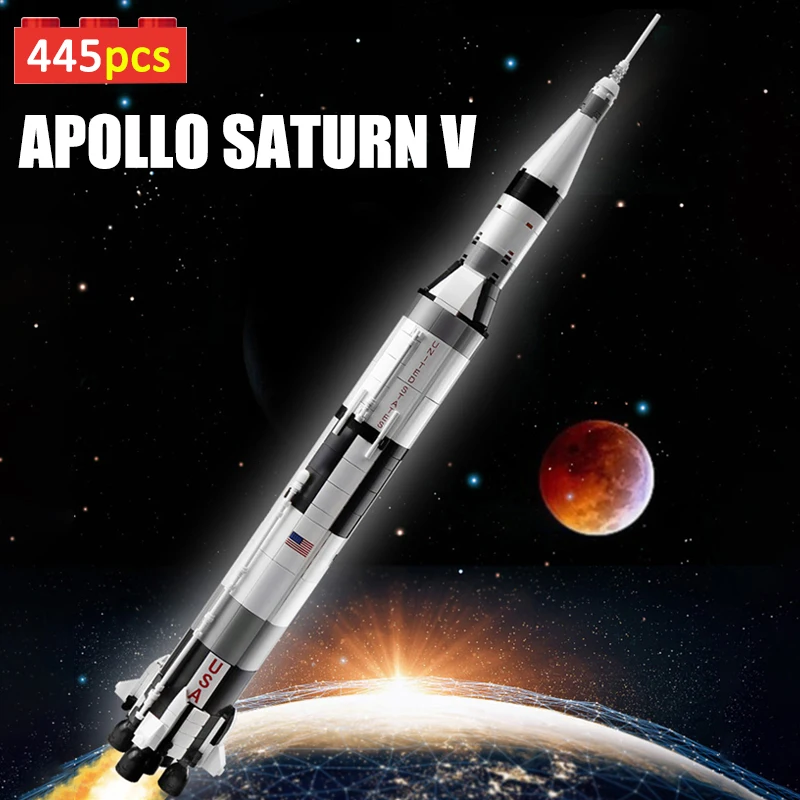 Creator Expert Series Space Exploration Apollo Saturn V Rocket Model Building Blocks Ideas Spacecraft Bricks Toys For Kids Adult
Creator Expert Series Space Exploration Apollo Saturn V Rocket Model Building Blocks Ideas Spacecraft Bricks Toys For Kids Adult