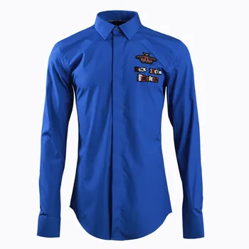 2020 Handmade Letter Bee Men Shirt Long Sleeve 398 Brand Men's Wear Shirt Male Three Nine Eight
2020 Handmade Letter Bee Men Shirt Long Sleeve 398 Brand Men's Wear Shirt Male Three Nine Eight