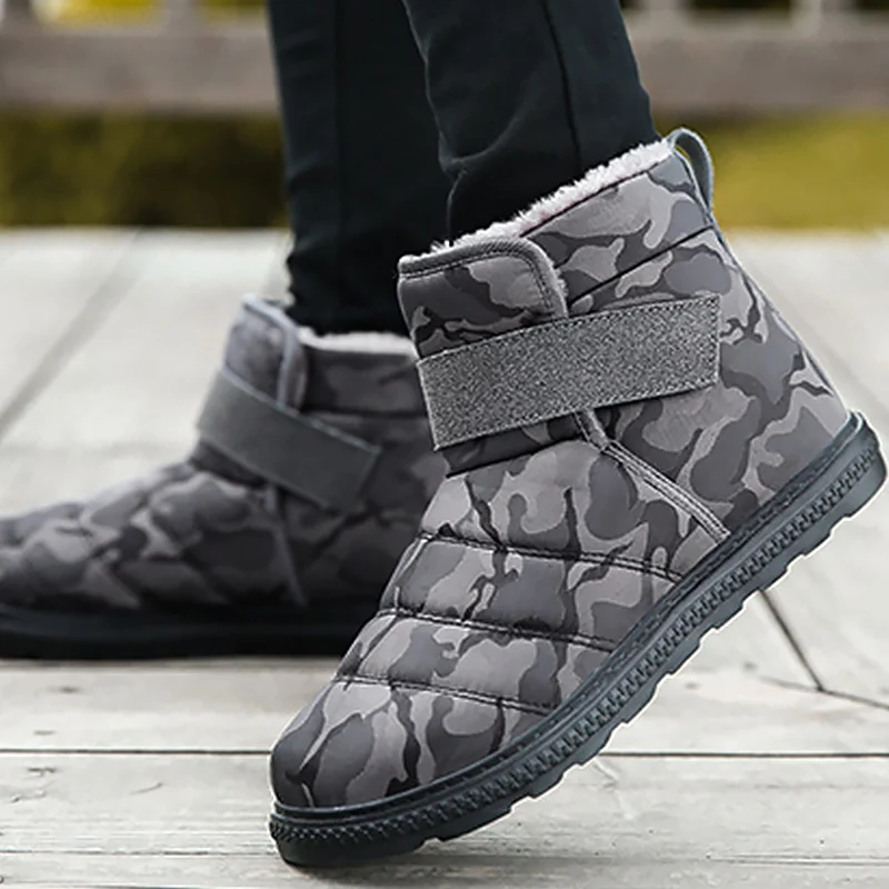 2019 New Snow boots men Winter warm shoes for men Camouflage Hook loop Ankle boots male Waterproof Non slip Plush shoes man
2019 New Snow boots men Winter warm shoes for men Camouflage Hook loop Ankle boots male Waterproof Non slip Plush shoes man
