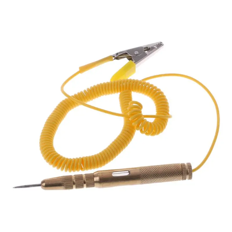 Car Circuit Tester Probe Light Lamp Test Probe Clip Voltage Test Pen Detector Copper Diagnostic Tool
Car Circuit Tester Probe Light Lamp Test Probe Clip Voltage Test Pen Detector Copper Diagnostic Tool