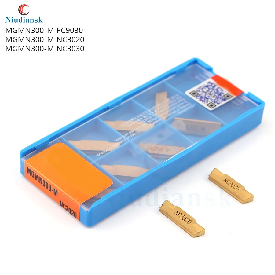MGMN300M PC9030 NC3020 NC3030 Высококачественная шлицевая твердосплавные пластины для