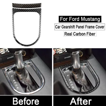 Car Styling Car Gearshift Panel Frame Cover Stickers Decoration Car Stickers Real Carbon Fiber for Ford Mustang 2015 2016 2017
Car Styling Car Gearshift Panel Frame Cover Stickers Decoration Car Stickers Real Carbon Fiber for Ford Mustang 2015 2016 2017