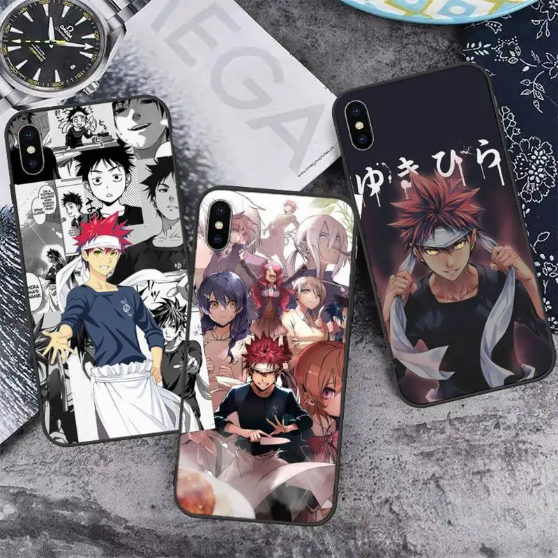 Чехол для телефона с изображением пищевых войн Shokugeki No Soma iPhone 13 12 11 mini pro XS MAX 8 7 6 6S