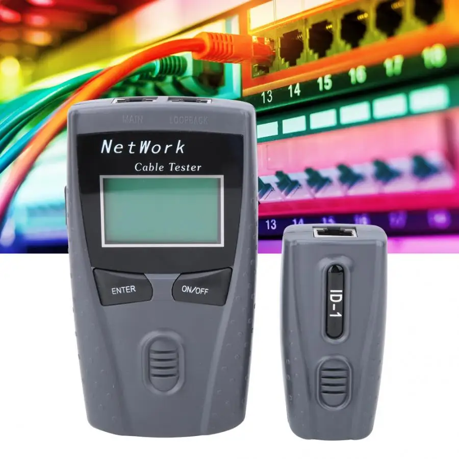 Multifunctional Network Cable Tester RJ45 LAN Cable Tester Networking Tool Handheld Wire Telephone Line Detector LCD Display
Multifunctional Network Cable Tester RJ45 LAN Cable Tester Networking Tool Handheld Wire Telephone Line Detector LCD Display