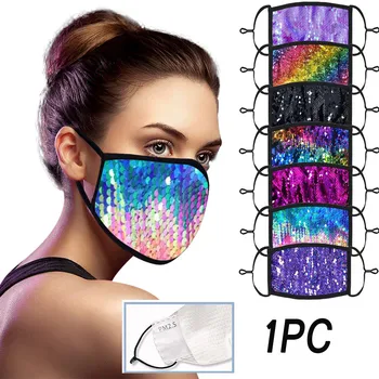 1pc Adult Outdoor Scarf Face Protective Face Maaks Can Put Filter Sequins Scarf Face Cover Mascarillas Máscara Facial Bandana 
1pc Adult Outdoor Scarf Face Protective Face Maaks Can Put Filter Sequins Scarf Face Cover Mascarillas Máscara Facial Bandana