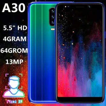 A30 smartphones 4GB 64GB quad core 5.5INCH 13MP Face ID unlocked android mobile phones celulares Global version WCDMA 3G wifi
A30 smartphones 4GB 64GB quad core 5.5INCH 13MP Face ID unlocked android mobile phones celulares Global version WCDMA 3G wifi