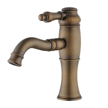 European-style antique all-copper washbasin table, bamboo knot faucet, cold and hot washbasin face basin faucet
European-style antique all-copper washbasin table, bamboo knot faucet, cold and hot washbasin face basin faucet