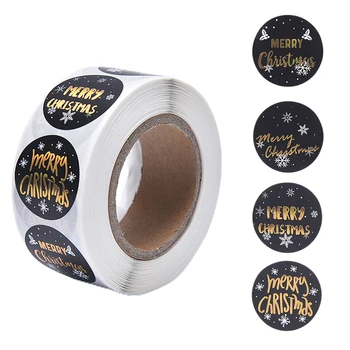 Merry Christmas Round Golden Plated Stickers Gift Candy Box Homemade Cookies Bag Sealing Decoration
Merry Christmas Round Golden Plated Stickers Gift Candy Box Homemade Cookies Bag Sealing Decoration