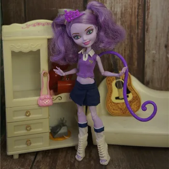 Fashion Doll Clothes Set for Monster High Doll Outfits Purple Short Top Black Skirt For Monster Dolls Costume Toys For Children
Fashion Doll Clothes Set for Monster High Doll Outfits Purple Short Top Black Skirt For Monster Dolls Costume Toys For Children