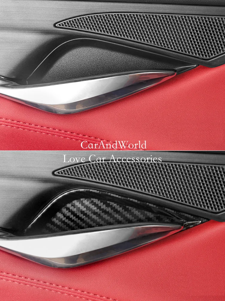 Carbon Fiber Interior Door Bowl Handle Frame Cover Trims Sticker For Changan CS75plus CS75 Plus 2020-2022 Car Accessories
Carbon Fiber Interior Door Bowl Handle Frame Cover Trims Sticker For Changan CS75plus CS75 Plus 2020-2022 Car Accessories