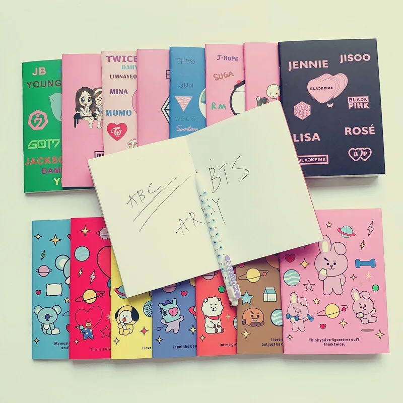 HQBTS Bulletproof Youth Group Notebook, notepad, notebook, peripherals are the same
HQBTS Bulletproof Youth Group Notebook, notepad, notebook, peripherals are the same