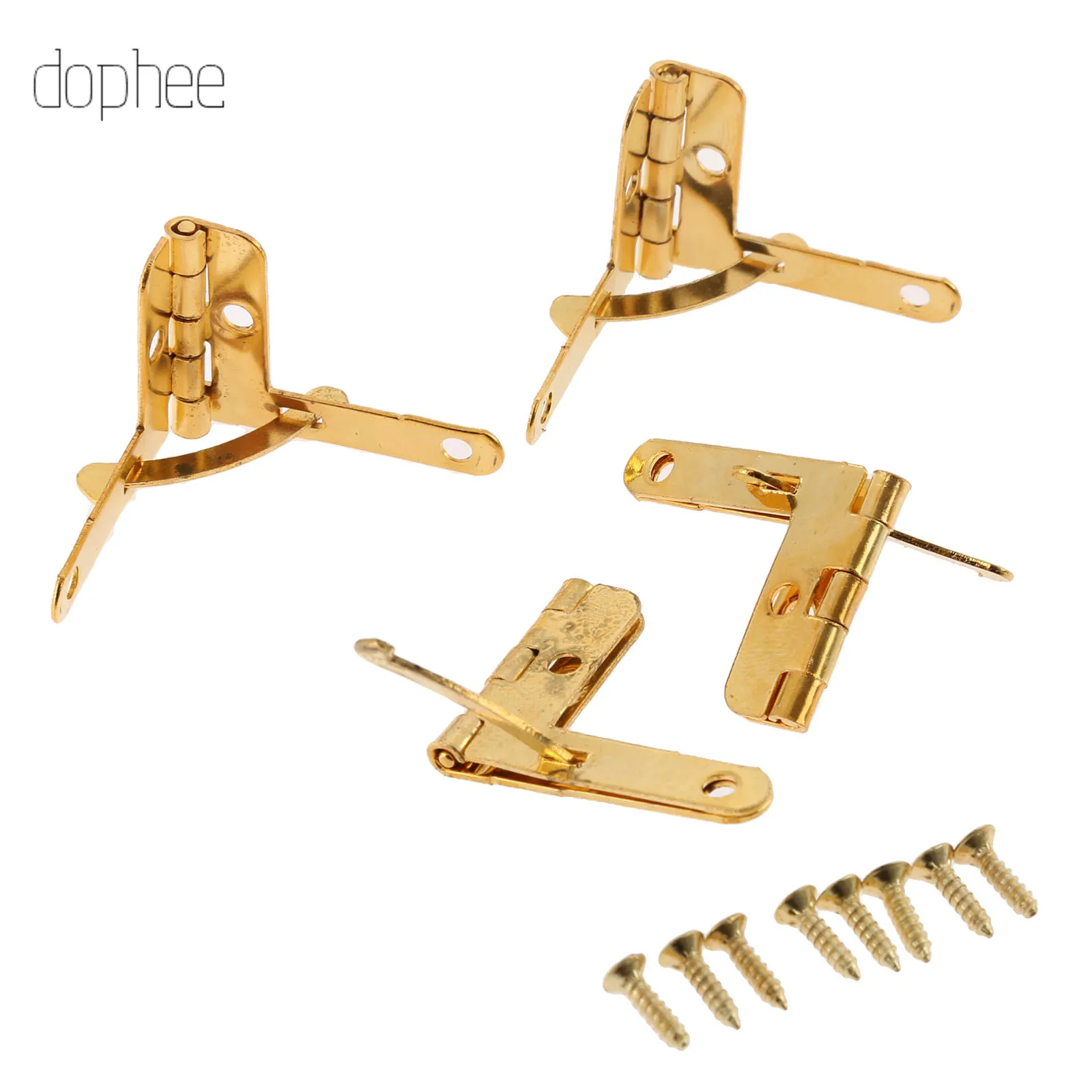 Generic 12/20pcs Small Antique Bronze/Gold Hinge Set For Humidor Boxes