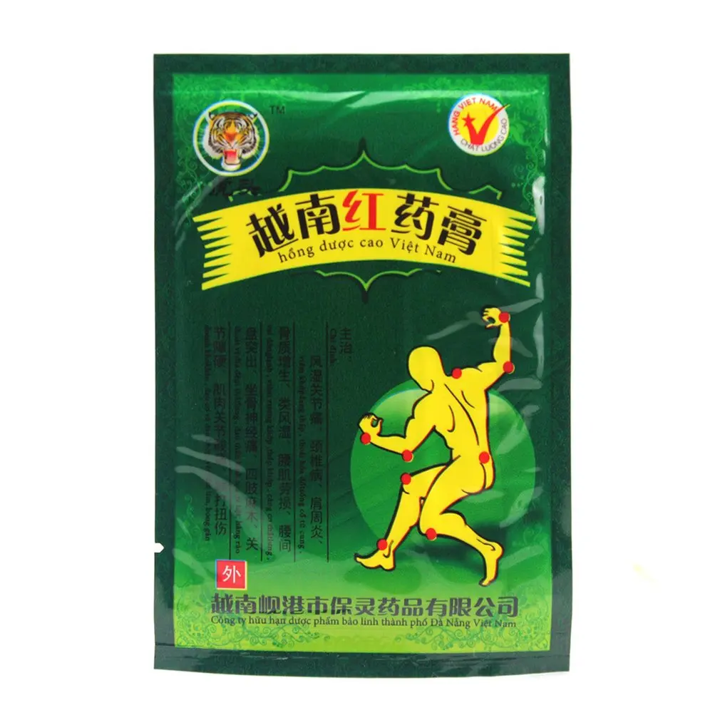Vietnam Red Tiger Balm Plaster Body Massager Relaxing Muscle Neck Joint Pain Patch Stiff Shoulders Patch Relief Health Care 
Vietnam Red Tiger Balm Plaster Body Massager Relaxing Muscle Neck Joint Pain Patch Stiff Shoulders Patch Relief Health Care