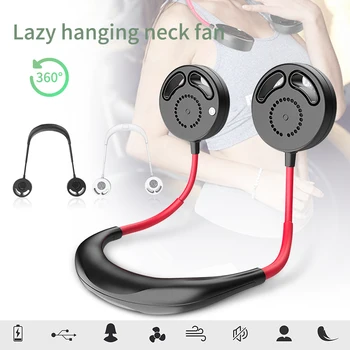 Mini Portable Bladeless Fan USB Rechargeable Leafless Cooling Neckband Lazy Neck Hanging Dual Cooling Fan For Sport Office
Mini Portable Bladeless Fan USB Rechargeable Leafless Cooling Neckband Lazy Neck Hanging Dual Cooling Fan For Sport Office