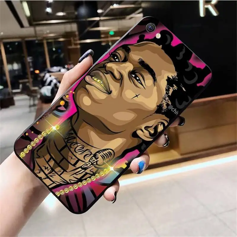 HPCHCJHM Kodak Black Rapper TPU black Phone Case Cover Hull For Vivo Y91c Y17 Y51 Y67 Y55 Y93 Y81S Y19 V17 vivos5