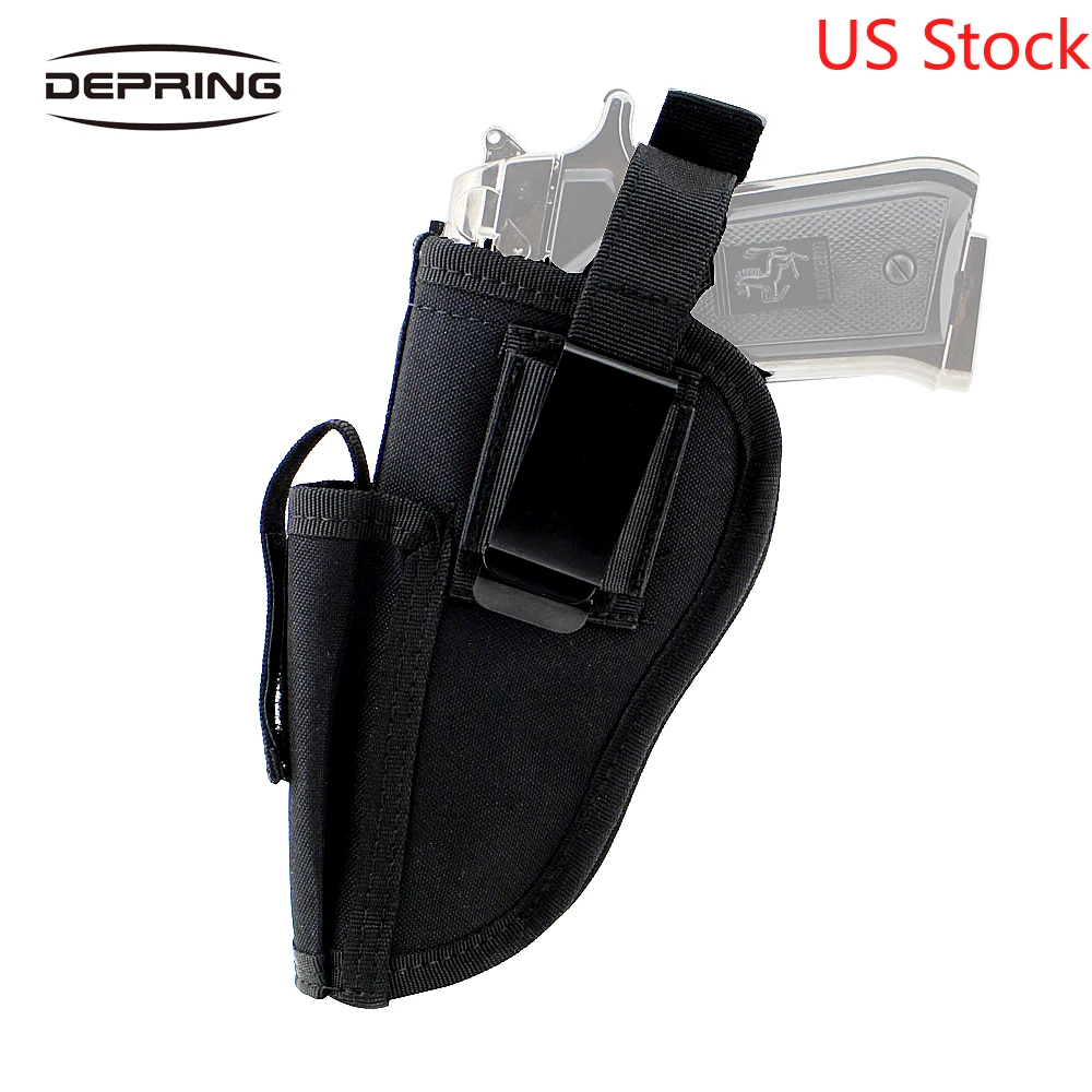 EDC Right Left Interchangeable Tactical Handgun Holster Molle System Pistol Holster with Magazine Slot Holder for Hunting
EDC Right Left Interchangeable Tactical Handgun Holster Molle System Pistol Holster with Magazine Slot Holder for Hunting