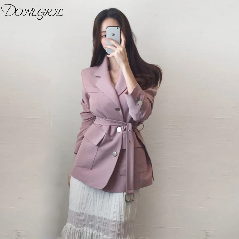 Women's Suit Jacket New Korean 2019 Spring and Autumn Long-sleeved Blazer Suit Coat Solid Color Single-row Buttons Jackets
Women's Suit Jacket New Korean 2019 Spring and Autumn Long-sleeved Blazer Suit Coat Solid Color Single-row Buttons Jackets