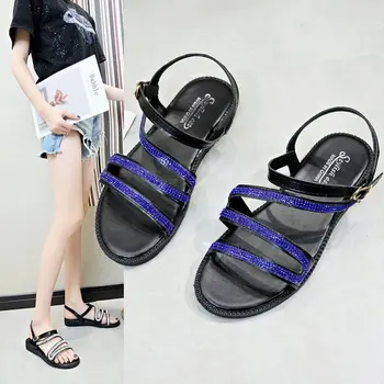 LBLGY New Bright Diamonds Women's Platform Summer Sandals Flip Flop Outdoor Fashion Rhinestones Buckle Lazy Slippers
LBLGY New Bright Diamonds Women's Platform Summer Sandals Flip Flop Outdoor Fashion Rhinestones Buckle Lazy Slippers