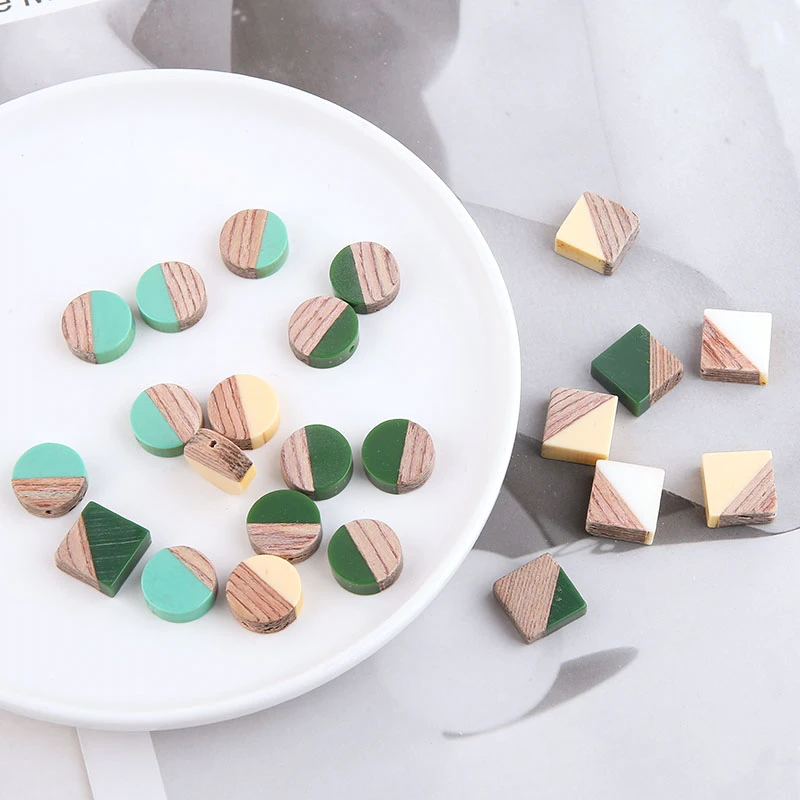 6 Pcs Hot Sale 2019 personality wood and resin contrast color stitching square pendant Earring For Women DIY jewelry accessories
6 Pcs Hot Sale 2019 personality wood and resin contrast color stitching square pendant Earring For Women DIY jewelry accessories