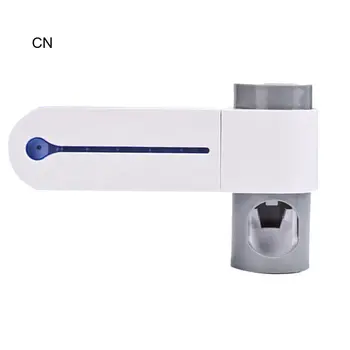 2 in 1 UV Light Ultraviolet Toothbrush Sterilizer Toothbrush Holder Automatic Toothpaste Squeezers Dispenser Bathroom Set
2 in 1 UV Light Ultraviolet Toothbrush Sterilizer Toothbrush Holder Automatic Toothpaste Squeezers Dispenser Bathroom Set