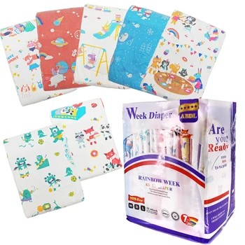 TEN@NIGHT Rainbow Weekly Diaper ABDL Extra Large Size Christmas Diaper Stretchy Waist DDLG Diaper Dummy Different 7pcs In A Pack
TEN@NIGHT Rainbow Weekly Diaper ABDL Extra Large Size Christmas Diaper Stretchy Waist DDLG Diaper Dummy Different 7pcs In A Pack
