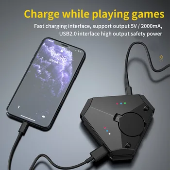 Practical Game Mouse Adapter 3 USB Interfaces Bluetooth 5.0 Game Keyboard Converter Universal For IOS For Android Tablet Phone
Practical Game Mouse Adapter 3 USB Interfaces Bluetooth 5.0 Game Keyboard Converter Universal For IOS For Android Tablet Phone