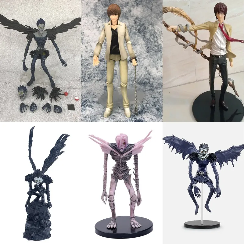 Anime Death Note Yagami Light Ryuk Rem PVC Action Figure Collectible Model doll toy 15~26cm
Anime Death Note Yagami Light Ryuk Rem PVC Action Figure Collectible Model doll toy 15~26cm