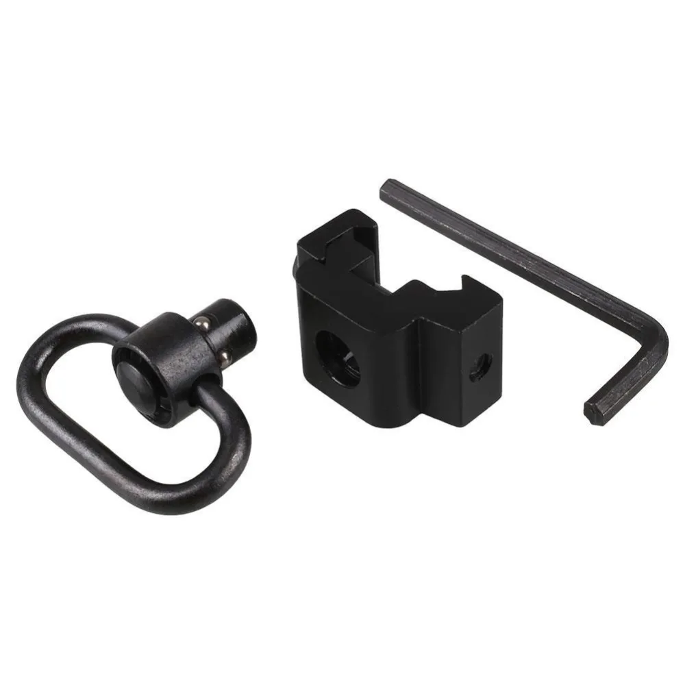 airsoft ar 15 M4 M16 accessoires Universal Sling Attachment QD tactical aluminum sling adapter for 20mm picatinny rail hunting (5)